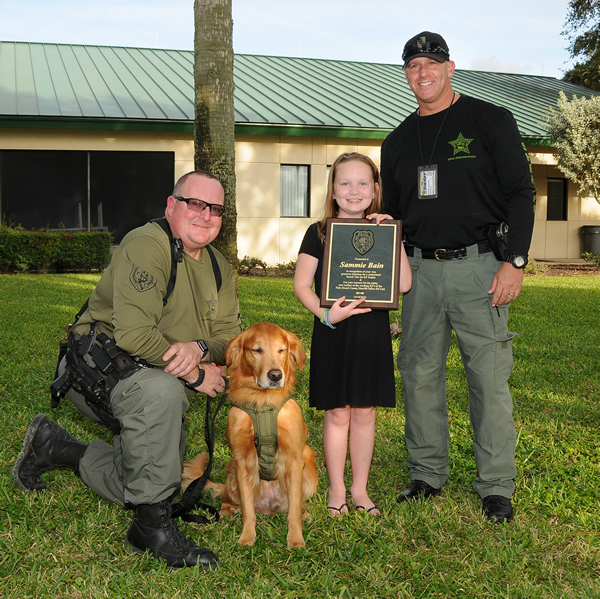 Girl Raises Money for K-9 Unit