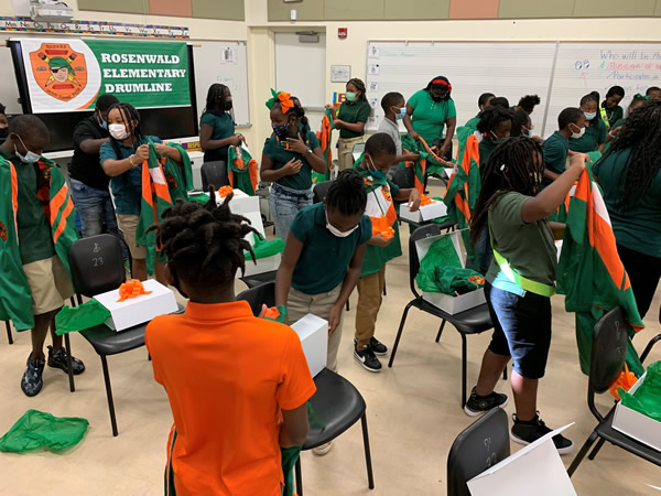 Donation of Band Uniforms